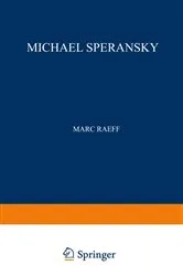 Book cover of Michael Speransky by Marc Raeff