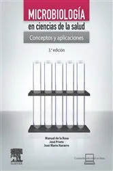 Book cover of Microbiología en ciencias de la salud (3rd ed.) by Manuel De La Rosa Fraile