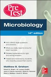 Book cover of Microbiology PreTest Self-Assessment and Review 14/E (14th ed.) by Matthew Grisham