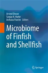 Book cover of Microbiome of Finfish and Shellfish by Arvind Diwan