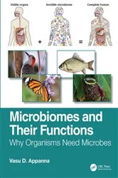 Book cover of Microbiomes and Their Functions by Unknown