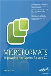Book cover of Microformats by John Allsopp