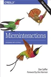 Book cover of Microinteractions: Full Color Edition by Dan Saffer