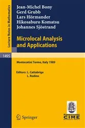 Book cover of Microlocal Analysis and Applications by Unknown