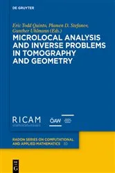 Book cover of Microlocal Analysis and Inverse Problems in Tomography and Geometry by Eric Todd Quinto