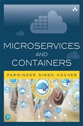 Book cover of Microservices and Containers by Parminder Singh Kocher