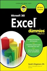 Book cover of Microsoft 365 Excel For Dummies by David H. Ringstrom