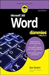 Book cover of Microsoft 365 Word For Dummies (2nd ed.) by Dan Gookin