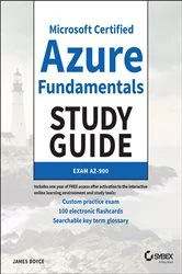 Book cover of Microsoft Certified Azure Fundamentals Study Guide by Jim Boyce