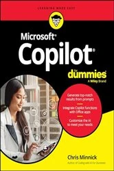 Book cover of Microsoft Copilot For Dummies by Chris Minnick