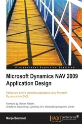 Book cover of Microsoft Dynamics NAV 2009 Application Design by Marije Brummel