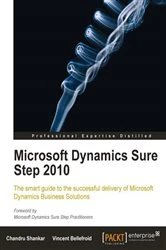Book cover of Microsoft Dynamics Sure Step 2010 by Chandru Shankar