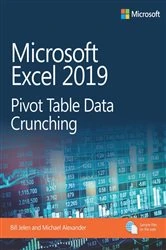 Book cover of Microsoft Excel 2019 Pivot Table Data Crunching by Bill Jelen