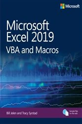 Book cover of Microsoft Excel 2019 VBA and Macros by Bill Jelen