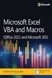 Book cover of Microsoft Excel VBA and Macros (Office 2021 and Microsoft 365) by Bill Jelen