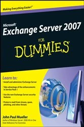 Book cover of Microsoft Exchange Server 2007 For Dummies by John Paul Mueller
