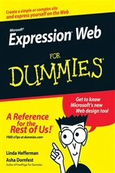 Book cover of Microsoft Expression Web For Dummies by Linda Hefferman