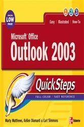Book cover of Microsoft Office Outlook 2003 QuickSteps by Martin S. Matthews