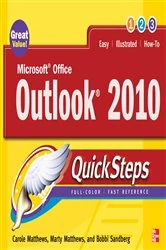 Book cover of Microsoft Office Outlook 2010 QuickSteps (2nd ed.) by Carole Matthews