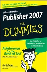 Book cover of Microsoft Office Publisher 2007 For Dummies by Jim McCarter