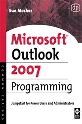 Book cover of Microsoft Outlook 2007 Programming by Sue Mosher