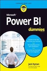 Book cover of Microsoft Power BI For Dummies by Jack A. Hyman