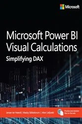 Book cover of Microsoft Power BI Visual Calculations by Jeroen ter Heerdt