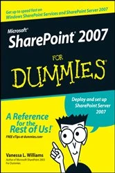 Book cover of Microsoft SharePoint 2007 For Dummies by Vanessa L. Williams