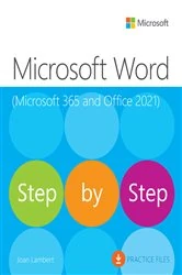 Book cover of Microsoft Word Step by Step (Office 2021 and Microsoft 365) by Joan Lambert