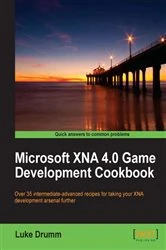 Book cover of Microsoft XNA 4.0 Game Development Cookbook by Luke Drumm