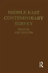 Book cover of Middle East Contemporary Survey, Volume Xvi, 1992 by Ami Ayalon