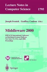 Book cover of Middleware 2000 by Joseph Sventek