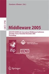 Book cover of Middleware 2005 by Gustavo Alonso
