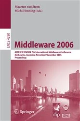 Book cover of Middleware 2006 by Maarten van Steen