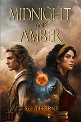 Book cover of Midnight and Amber by S.L. Thorne