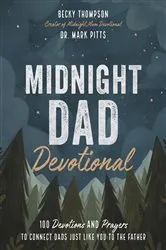 Book cover of Midnight Dad Devotional by Becky Thompson