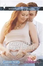 Book cover of Midwife's Baby Bump by Susanne Hampton