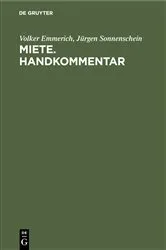 Book cover of Miete. Handkommentar by Unknown