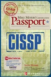 Book cover of Mike Meyers' CISSP(R) Certification Passport by Shon Harris
