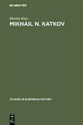 Book cover of Mikhail N. Katkov by Unknown