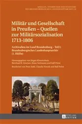 Book cover of Militaer und Gesellschaft in Preußen – Quellen zur Militaersozialisation 1713–1806 by Brandenburgisches Landeshauptarchiv