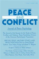 Book cover of Military Ethics and Peace Psychology by Jean Maria Arrigo
