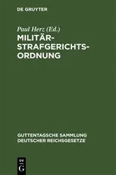 Book cover of Militärstrafgerichtsordnung (2nd ed.) by Paul Herz