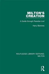 Book cover of Milton's Creation by Harry Blamires