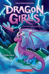 Book cover of Mina the Lightning Dragon (Dragon Girls #14) by Maddy Mara