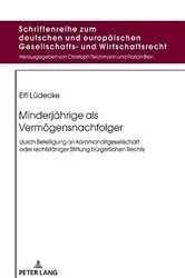 Book cover of Minderjaehrige als Vermoegensnachfolger by Unknown