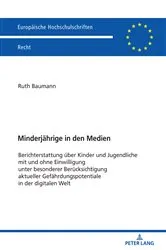 Book cover of Minderjaehrige in den Medien by Ruth Baumann