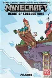 Book cover of Minecraft: Heart of Cobblestone Volume 1 by ANDREW CLEMSON