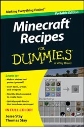 Book cover of Minecraft Recipes For Dummies by Jesse Stay