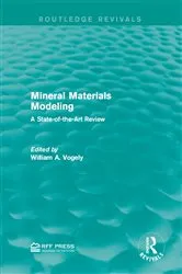 Book cover of Mineral Materials Modeling by William A. Vogely